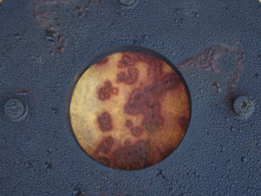 Circled Rust – Metal Print