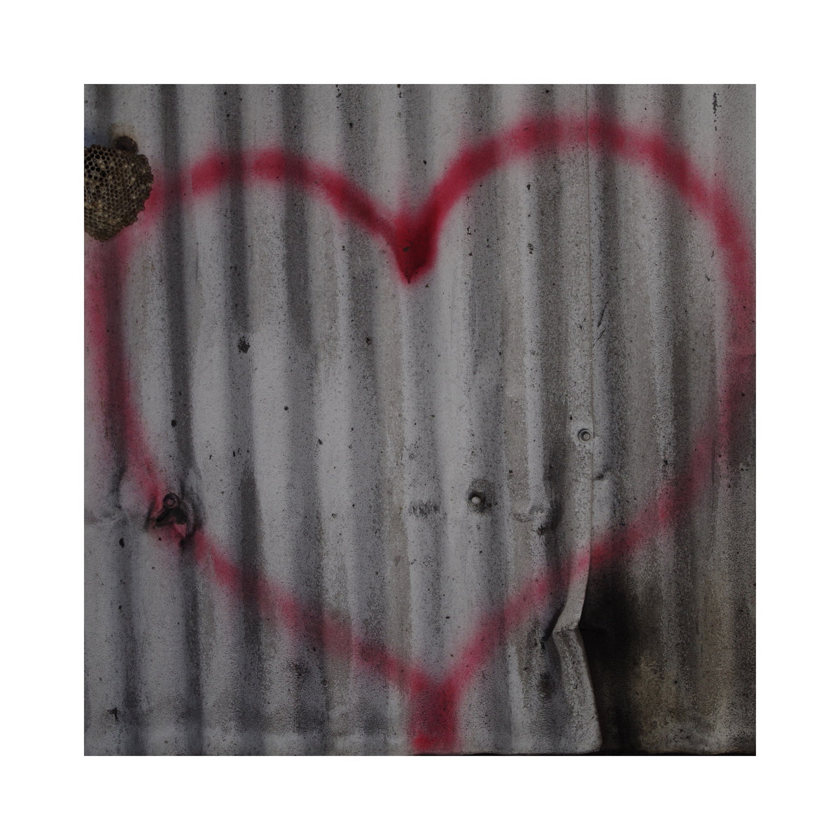 Corrugated Heart – Fine Art Paper Print