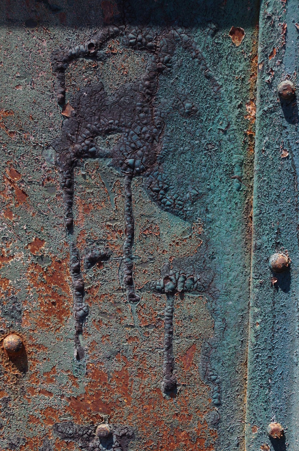 Dripping Rust – Metal Print