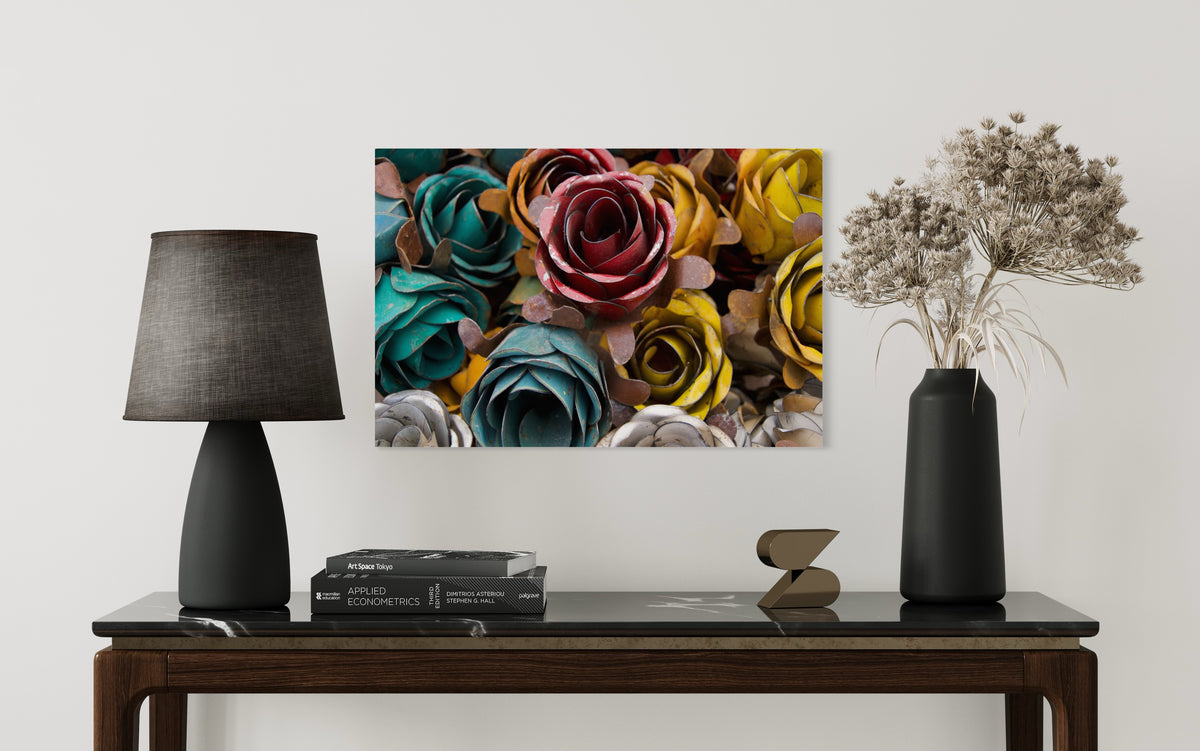 Metal print room preview