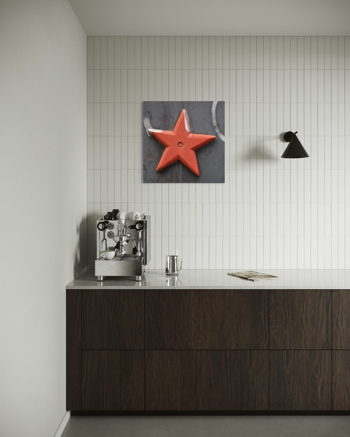Metal print room preview