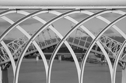 Layered Bridges – Metal Print