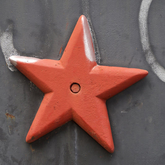Orange Star – Metal Print